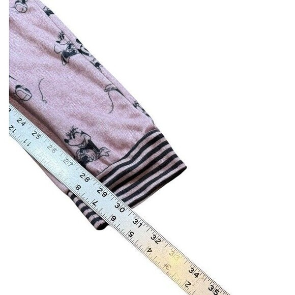 Disney Womens Size Medium Pink Pajama Set Mickey Minnie Mouse Costco - Soft- PJs - Picture 9 of 10